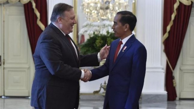 President Jokowi met with US Secretary of State Michael Richard Pompeo (Photo Doc of Industry.co.idP)