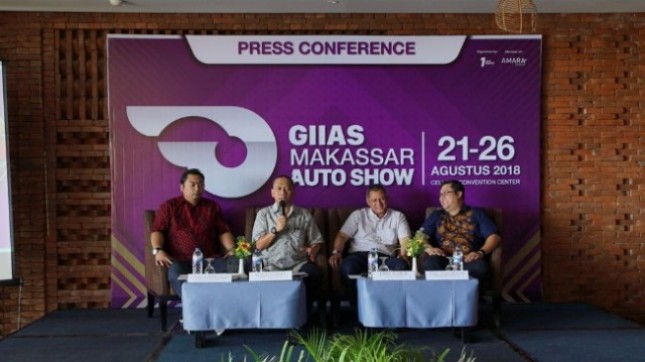 Yusuf Karim Ungsi (Director of One Event), Mr. Kukuh Kumara (General Secretary of GAIKINDO), Mr. Eddy Sumedi (Secretary 1 of GAIKINDO), Mr. Andy Wismarsyah (President Director of Amara Group)