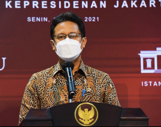 Minister of Health Budi G. Sadikin (19/04/2021). (Photo by: PR of Cabinet Secretariat/Agung)