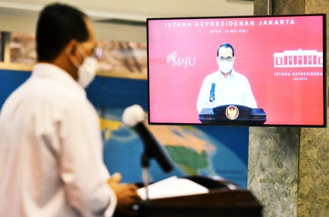 Minister of Transportation Budi Karya Sumadi (10/05/2021). (Photo by: PR of Cabinet Secretariat/Rahmat)