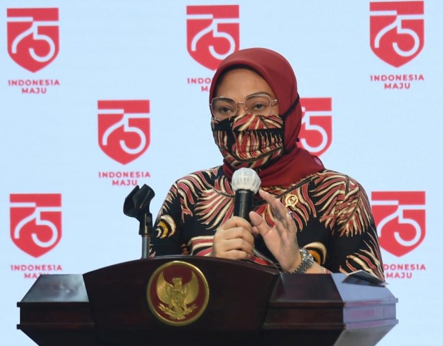 Minister of Manpower Ida Fauziyah. (Photo by: BPMI Documentation)