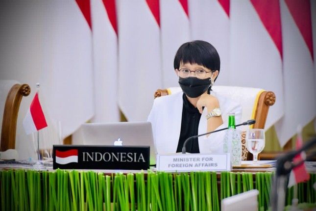 Minister of Foreign Affairs Retno L. P. Marsudi. (Photo by: Press Media and Information Bureau of the Presidential Secretariat)