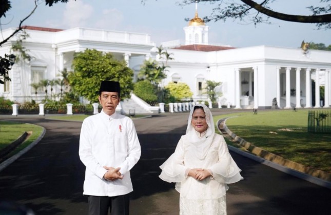 Indonesian President and First Lady Iriana Jokowi. (Photo: BPMI / Lukas)