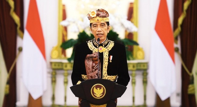 President Jokowi virtually opens the 43rd Bali Arts Festival, Saturday (12/6) (Photo by: Press Bureau of Presidential Secretariat)
