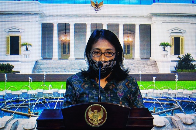Minister of Women Empowerment and Child Protection I Gusti Ayu Bintang Darmawati (Source: PR of Cabinet Secretariat)