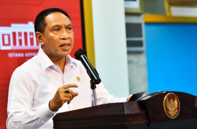 Minister of Youth and Sports Zainudin Amali (Photo by: Documentation of PR of Cabinet Secretariat)