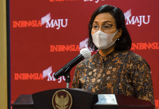 Minister of Finance Sri Mulyani Indrawati (Photo by: Documentation from PR of Cabinet Secretariat)