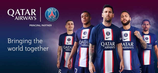 Qatar Airways became an Official Jersey Partner in June 2022, with the World's Best Airline logo now featured on the front of the iconic Rouge & Blue shirt.