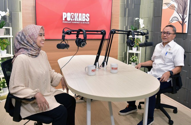 Podkabs Episode 7 with Minister of Trade Zulkifli Hasan (Photo by: Oji/PR)