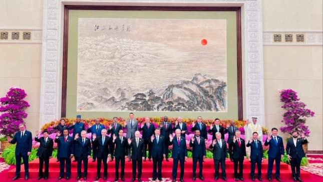 President Jokowi attended the opening of the 3rd Belt and Road Forum (BRF), Wednesday (18/10/2023), at the Great Hall of the People, Beijing. (Photo: BPMI Setpres/Laily Rachev) 
