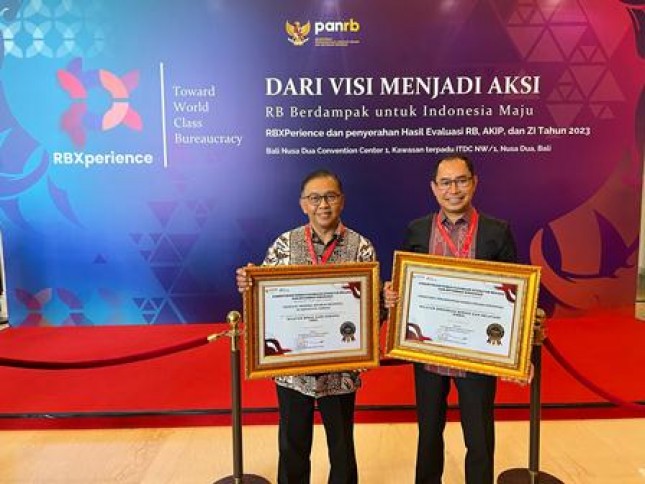 The Consulate General of Indonesia in Vancouver Receives the Integrity Zone Award for a Corruption-Free Region (WBK) in 2023