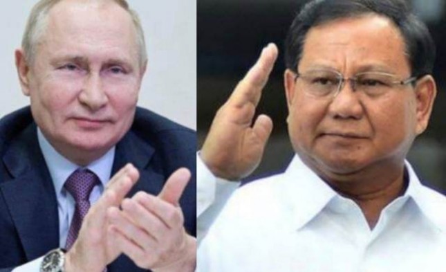 Putin and Prabowo Subianto