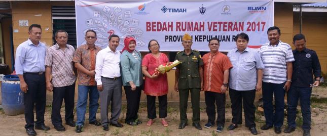 Welcoming RI's 72nd Anniversary, PT Timah-Dua BUMN Veterans Home renovation