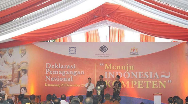 President Jokowi Inaugurated the National Apprentice Program