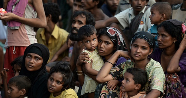 Rohingya Ethnic Illustration. (Christophe Archembault / Getty Images)