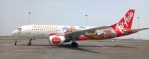 AirAsia Plane Show Wonderful Indonesia Logo (Photo: Chodijah Febriyani / Industry.co.id)
