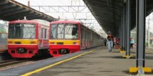 Illustration of Commuter Line KRL