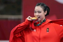 Indonesian Wushu Athlete, Lindswell Kwok Won Gold Medal at 2018 Asian Games