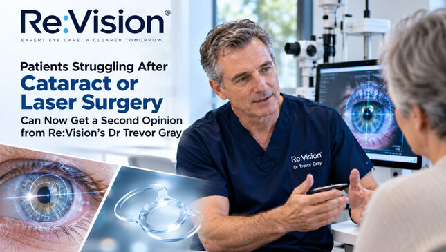 Re:Vision Founder Dr Trevor Gray Shifts Focus to Second Opinions and Clinical Mentoring