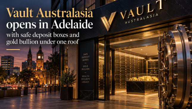 Vault Australasia Opens in Adelaide with Safe Deposit Boxes and Gold Bullion under One Roof