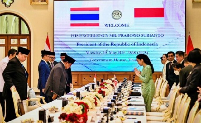 President Prabowo in Thailand