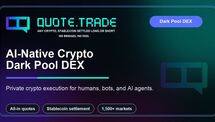 Quote.Trade Launches V6 of AI-Native Crypto Dark Pool DEX &amp; Announces Alpha League Trading Co...