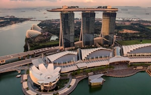 Singapore Marina Bay Sands financial district