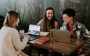 Side hustle freelancer working from home laptop