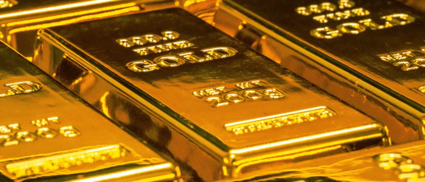 Gold bars 999 pure investment bullion (Source: Unsplash)
